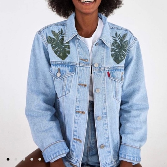 LEVI'S x Farm Rio Birds in Paradise Jean Jacket M